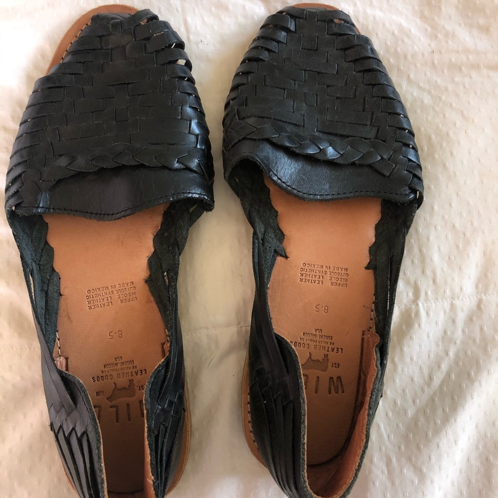 Will Leather huaraches.